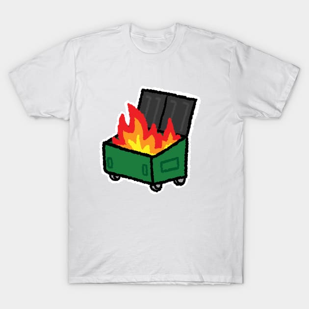 Dumpster Fire T-Shirt by caravantshirts